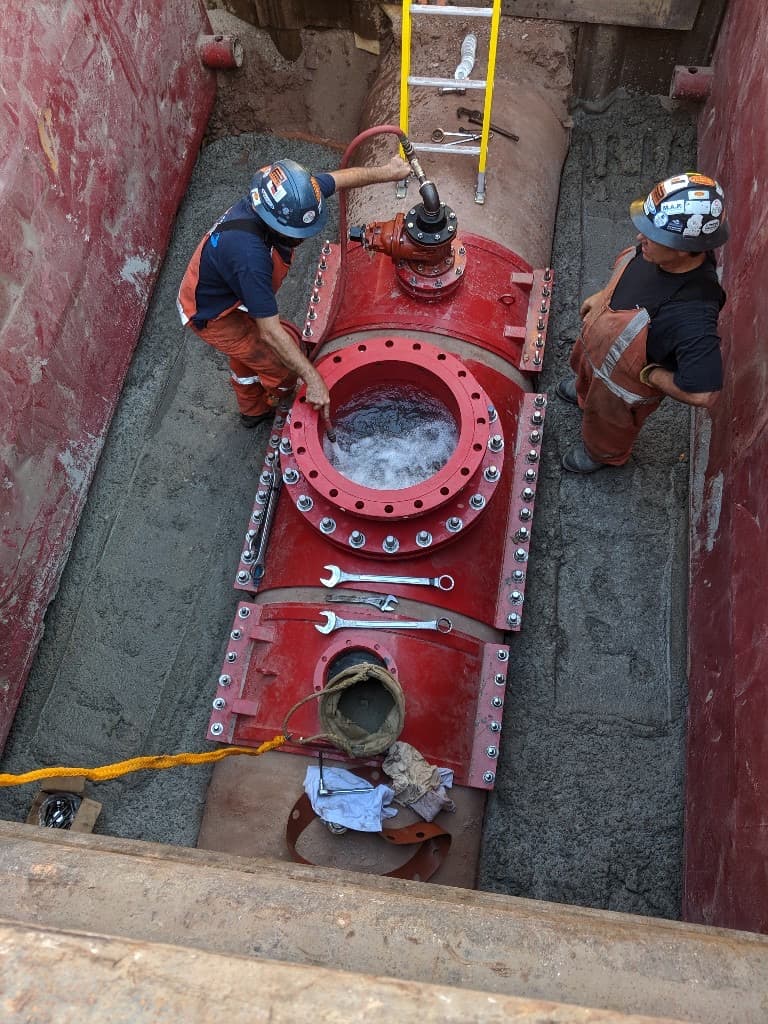 Municipal Line Stopping Operation